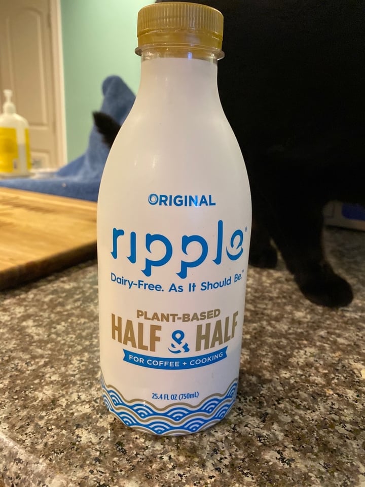 photo of Ripple Foods Plant-Based Half & Half shared by @vpruitt on  25 Feb 2020 - review