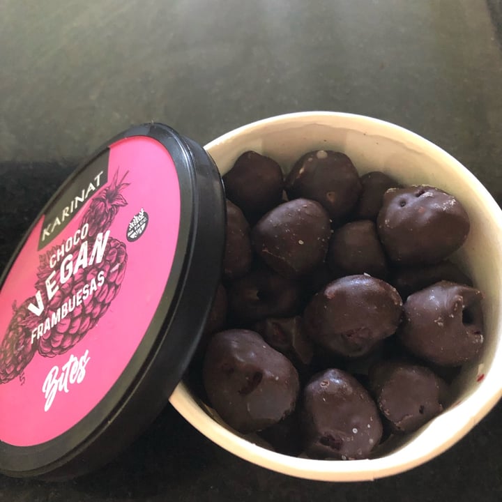 photo of Karinat Choco Vegan Frambuesas shared by @carovivern on  23 Sep 2022 - review