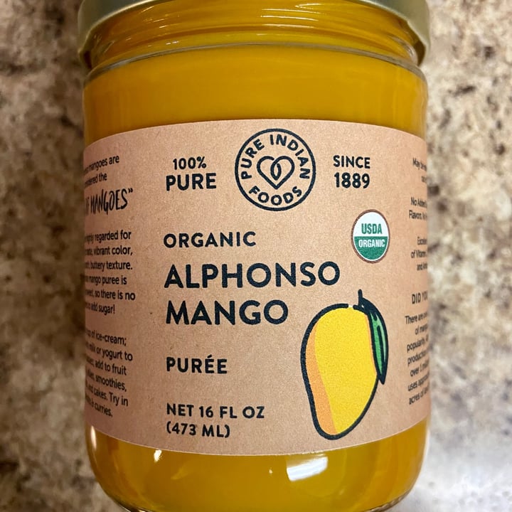 photo of Pure Indian Foods Alphonso Mango shared by @vegansattva on  03 Apr 2021 - review