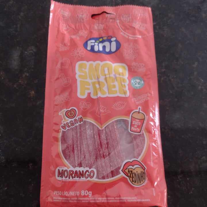 review photo of Fini Smoo Free Morango Azedinho shared by @biarossi on 13 Oct 2022 - review