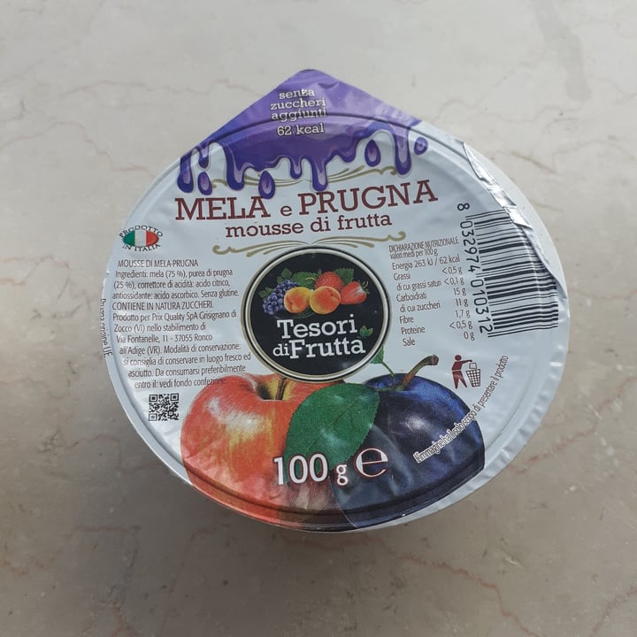 Tesori di Frutta mousse mela e prugna Review