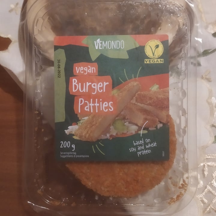 photo of Vemondo  Vegan Burger Patties shared by @django on  19 Aug 2022 - review