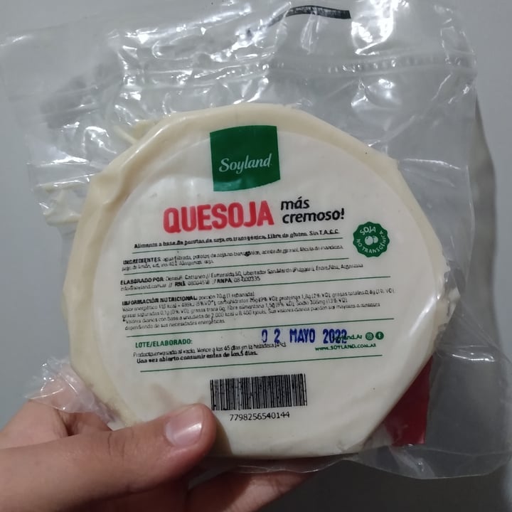 photo of SoyLand Queso de soja/quesoja shared by @tamara-mascarini on  04 Jun 2022 - review