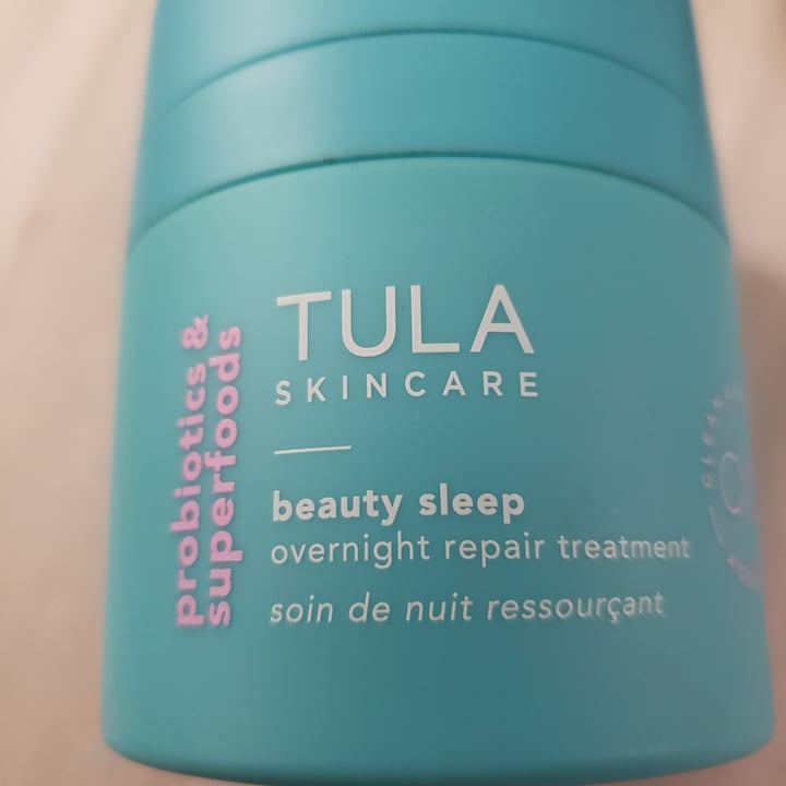photo of Tula Skincare beauty sleep overnight repair treatment with probiotic and superfoods shared by @calamitytam68 on  19 May 2022 - review