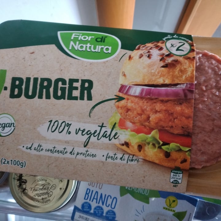 photo of Fior di Natura Burger 100% vegetale shared by @annalisadanese on  10 Mar 2022 - review