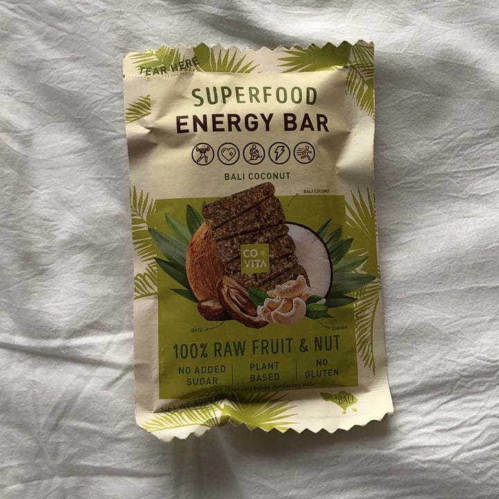 review photo of Covita Energy Bar - Bali Coconut shared by @baliveganclub on 16 Oct 2022 - review