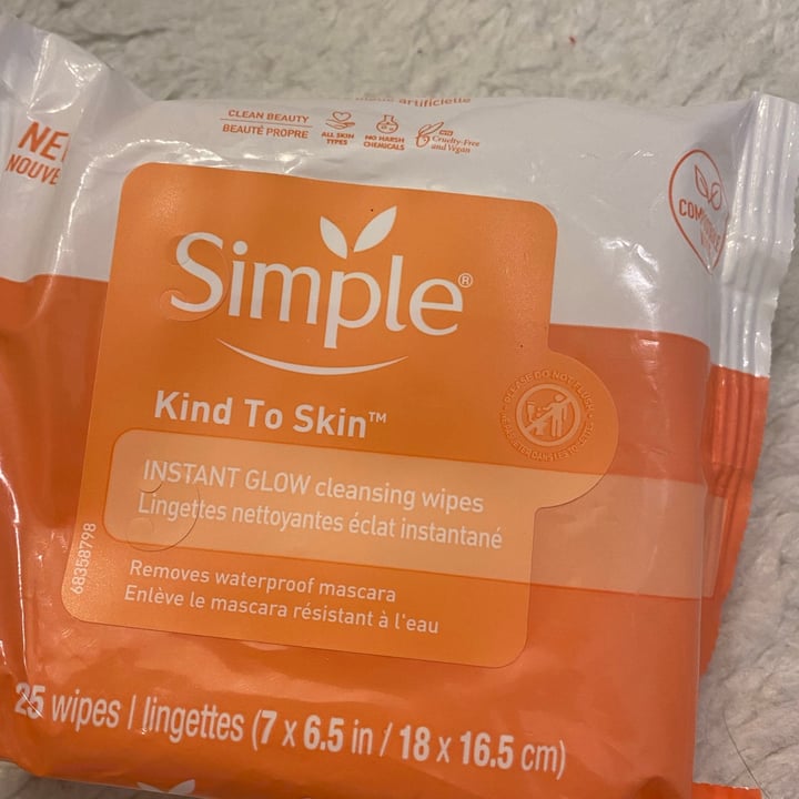 photo of Simple Biodegradable cleansing wipes shared by @janicenn88 on  14 Jun 2021 - review