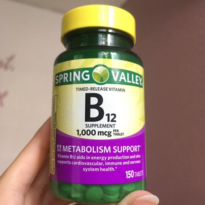 photo of Spring Valley Suplemento De B12 En Tabletas De 1000 Mcg shared by @leslies on  30 Sep 2021 - review