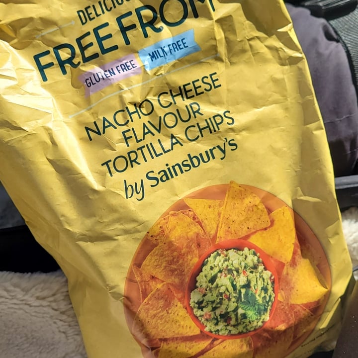 Sainsbury's Nacho cheese flavour tortilla chips Review abillion