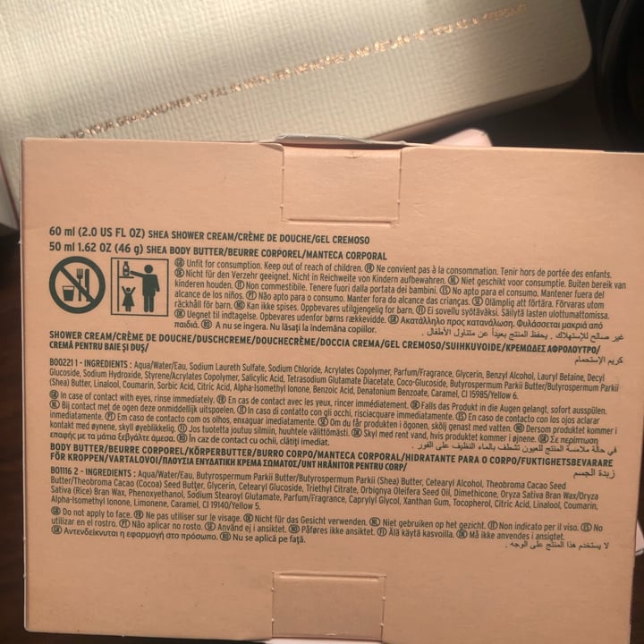 review photo of The Body Shop Shea shower cream 60 ml shared by @hh08 on 17 May 2022 - review