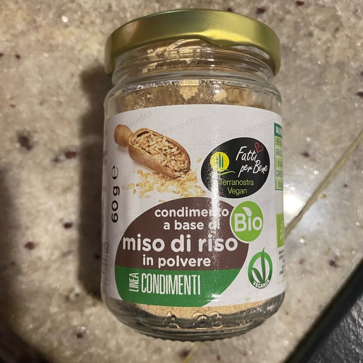photo of Terranostra Vegan Condimento a base di miso di riso shared by @kys97 on  29 Mar 2022 - review