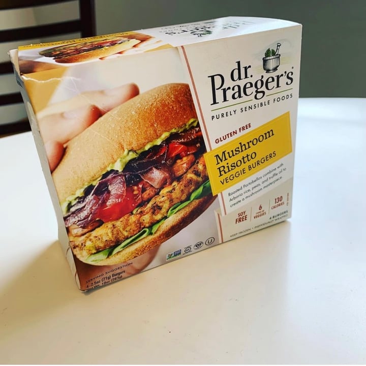 photo of Dr. Praeger's Mushroom Risotto Veggie Burgers shared by @sandyvilletti on  18 Dec 2020 - review