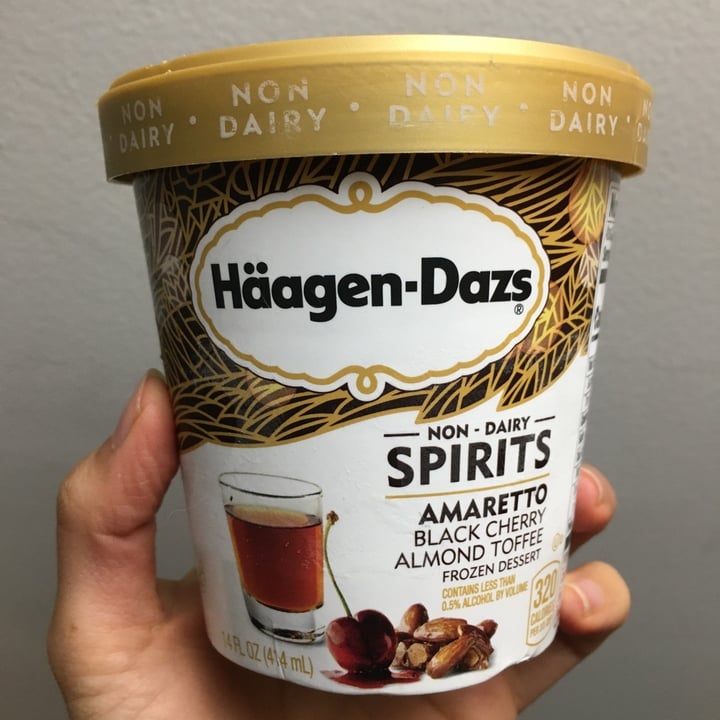 photo of Häagen-Dazs Non-Dairy Spirits Amaretto Black Cherry Almond Toffee shared by @ecolover on  06 Mar 2020 - review