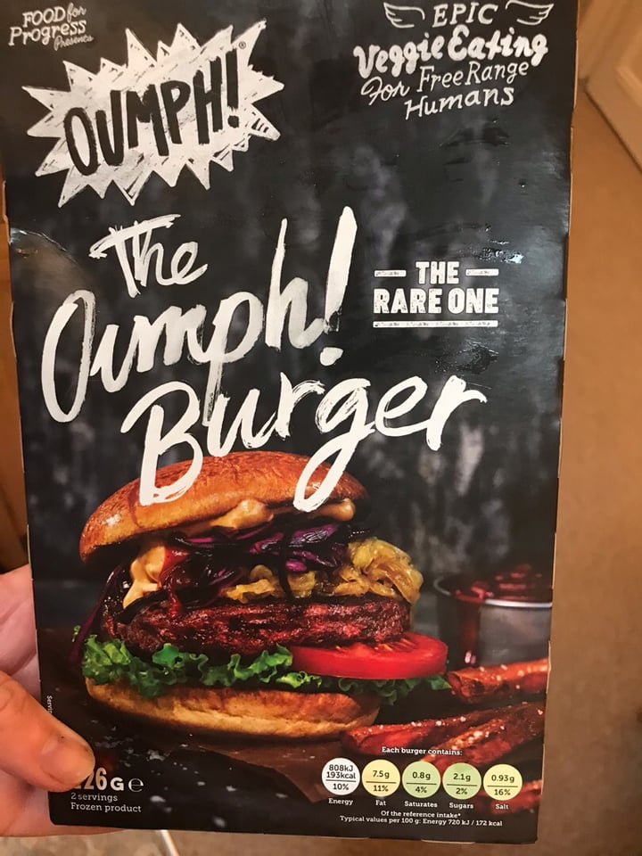 photo of Oumph! The Oumph Burger shared by @cornishvegan on  19 Jul 2019 - review