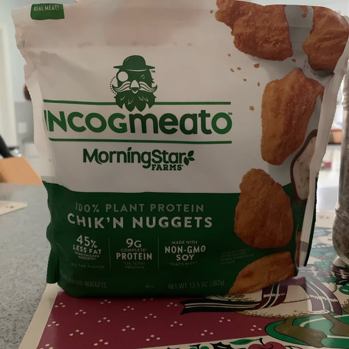 photo of MorningStar Farms Incogmeato chick’n nuggets shared by @pandatamzy on  07 Jan 2021 - review