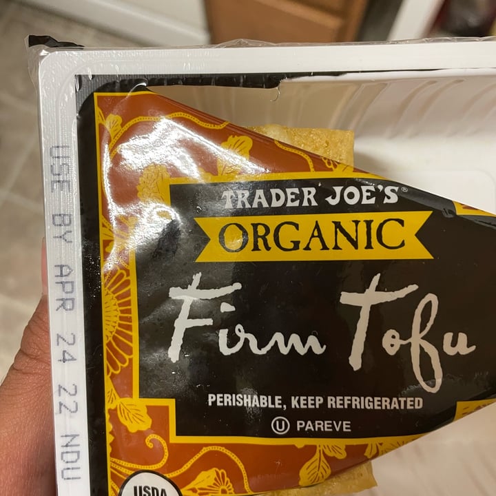 review photo of Trader Joe's Organic Firm Tofu shared by @aneeshgoli on 09 Apr 2022 - review