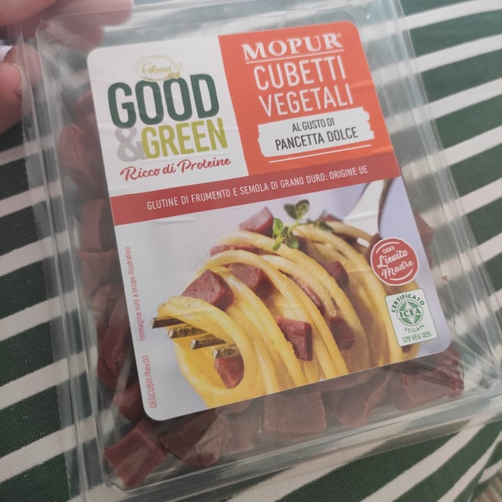 photo of Mopur vegetalfood Cubetti Vegetali - Gusto pancetta dolce shared by @iseuz on  13 Jun 2022 - review