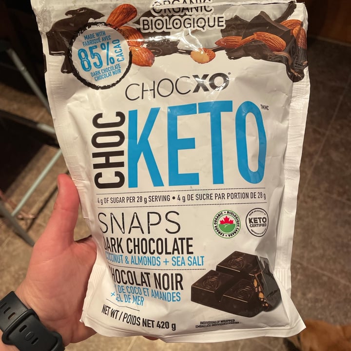 photo of Chocxo Dark Chocolate Coconut & Almonds + Sea Salt shared by @happyczechpea on  28 Nov 2021 - review