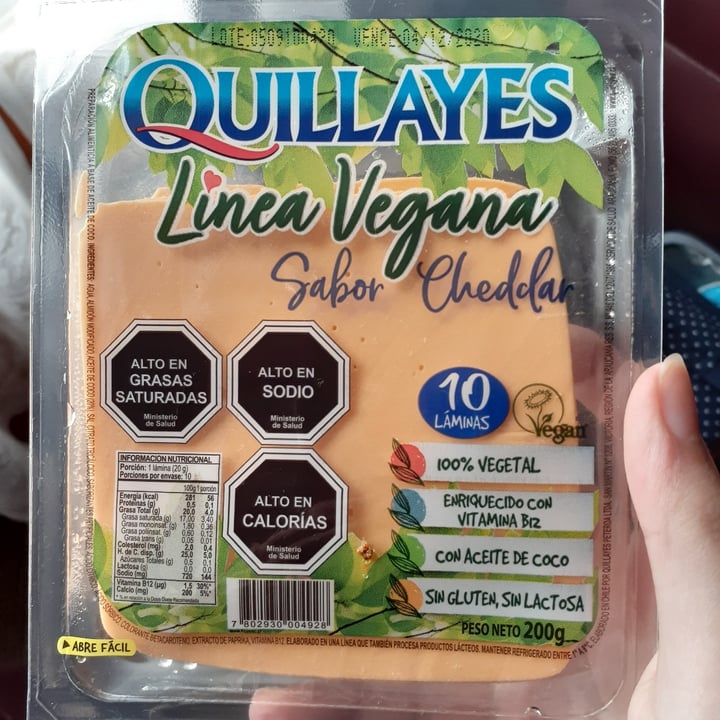 review photo of Quillayes Queso Sabor Cheddar shared by @soyitax on 01 Oct 2020 - review