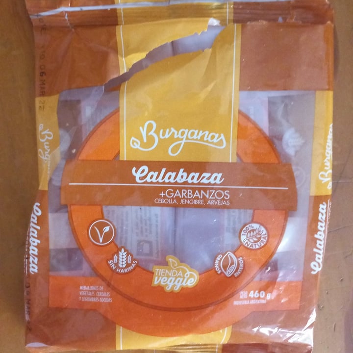 review photo of Burganas Hamburguesa de Calabaza y Garbanzos shared by @silvinanoto on 26 Dec 2021 - review