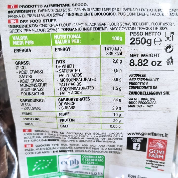 photo of Libré bio Penne sin gluten shared by @iruchinha on  18 Oct 2022 - review