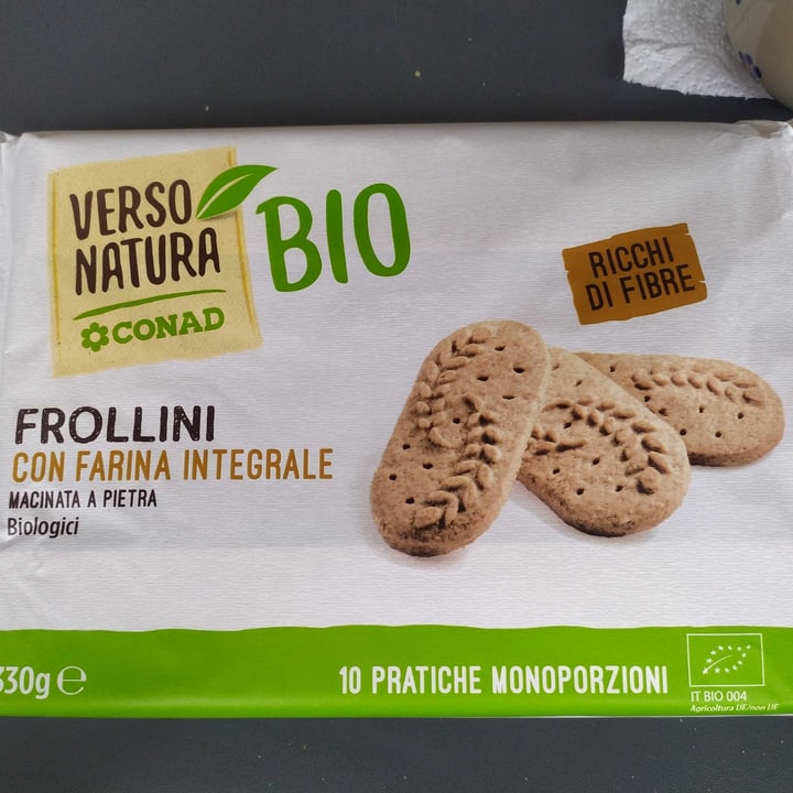 photo of Verso Natura Conad Veg Frollini con farina integrale shared by @elleipa on  16 Jul 2021 - review
