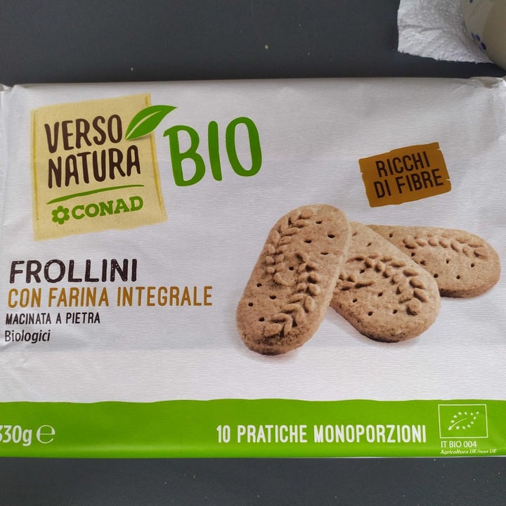 review photo of Verso Natura Conad Veg Frollini con farina integrale shared by @elleipa on 16 Jul 2021 - review