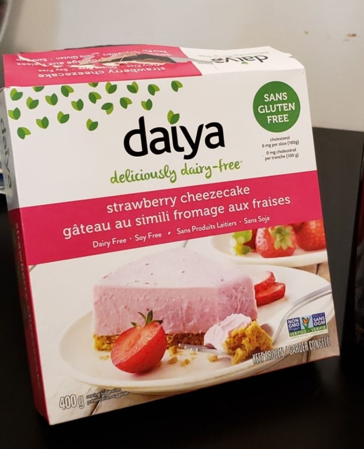 photo of Daiya Strawberry Cheezecake shared by @kayzie on  02 Mar 2020 - review