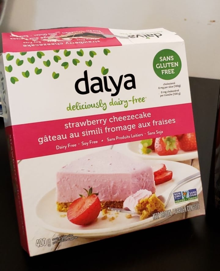 review photo of Daiya Strawberry Cheezecake shared by @kayzie on 02 Mar 2020 - review