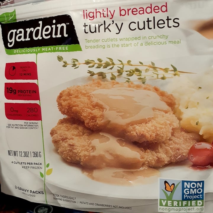 photo of Gardein Lightly Breaded Turky Cutlets shared by @vgn81 on  13 Mar 2021 - review