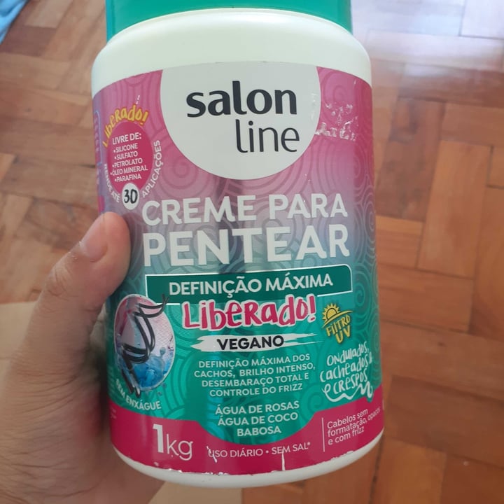 review photo of Salon line Creme para pentear shared by @sofiaalecrim on 08 May 2022 - review