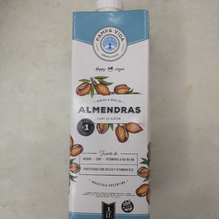 photo of Pampa Vida Leche de Almendras Original shared by @daianagonzalez on  08 May 2021 - review