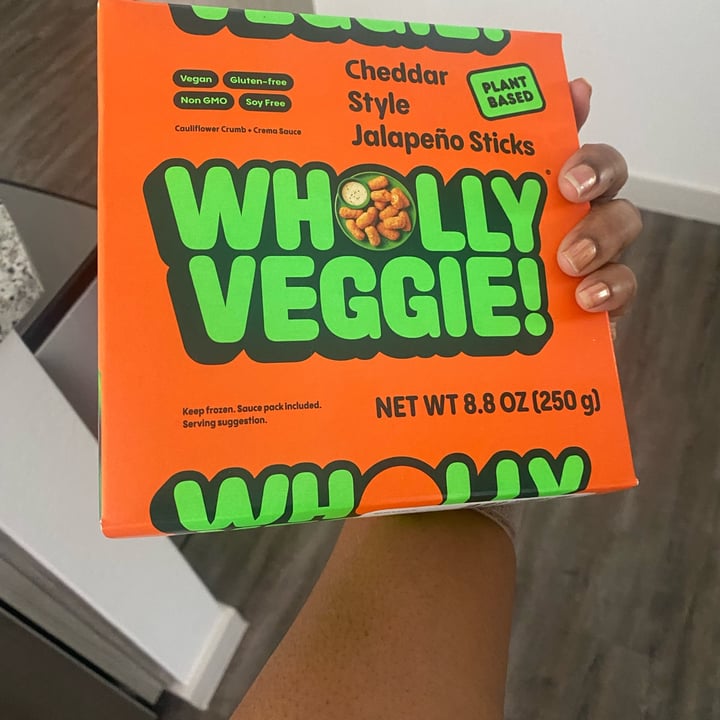 review photo of Wholly veggie Cheddar Style Jalapeño Sticks shared by @kspencer on 14 Apr 2022 - review