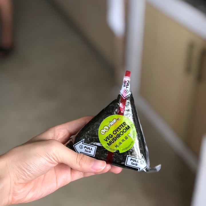 photo of QQ Rice Oyster Mushroom Onigiri shared by @belleeats on  22 Dec 2020 - review
