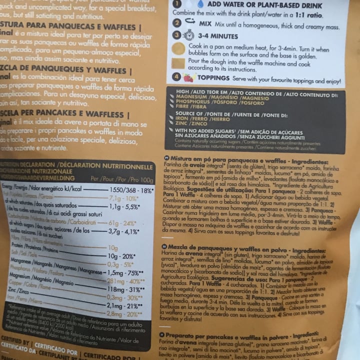 photo of Iswari Pancakes Waffle mix shared by @easyori on  17 Jan 2022 - review