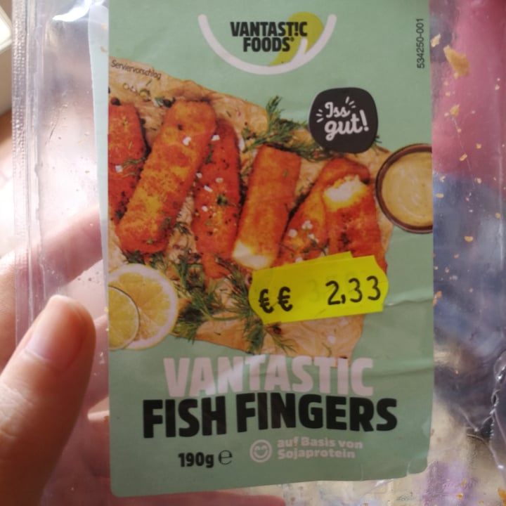 photo of Vantastic Foods Barritas de pescado (fish finger) shared by @francesbean on  14 Jul 2021 - review