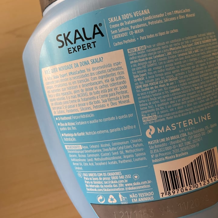 photo of Skala Creme para pentear #mais cachos- linha Expert shared by @brunaestanacozinha on  09 May 2022 - review