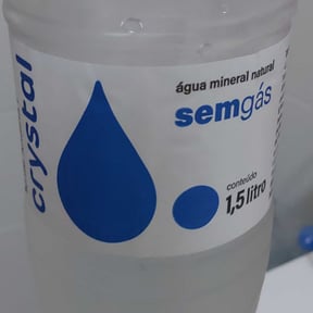 Água Mineral Sem Gás CRYSTAL Garrafão 5 Litros - Água