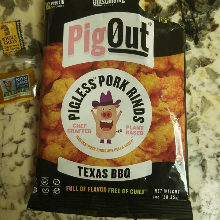 review photo of PigOut Piglees Pork Rinds shared by @shall on 16 May 2020 - review
