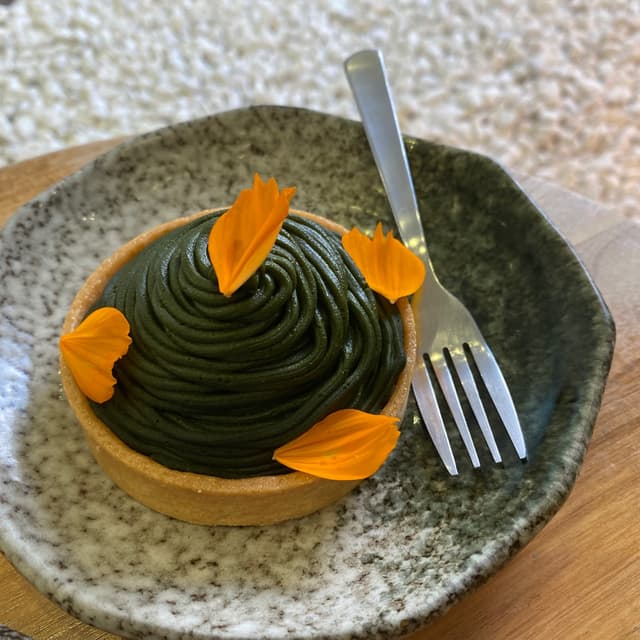 「Matcha Mont Blanc」の料理の写真