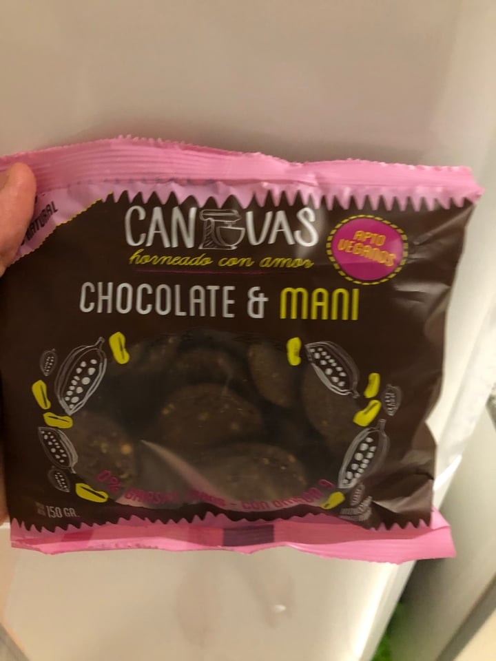 photo of Canvas Galletita de chocolate y maní shared by @manmoreno on  18 Apr 2020 - review