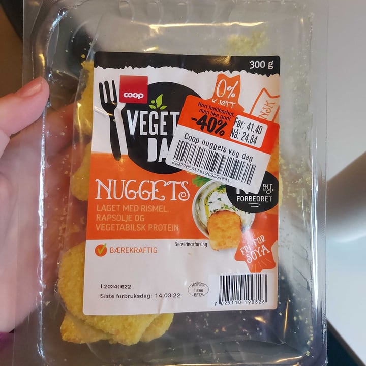 review photo of Vegetardag Coop Nuggets shared by @frafari on 10 Mar 2022 - review