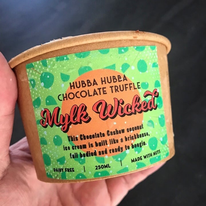photo of Mylk Ice Cream  Hubba Hubba Chocolate Truffle shared by @capetownvegan on  07 Dec 2020 - review