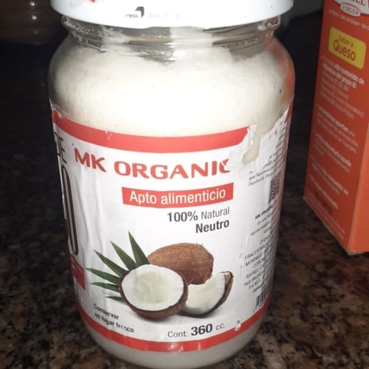 photo of MK ORGANIC Aceite De Coco shared by @magaly23 on  12 Jun 2020 - review