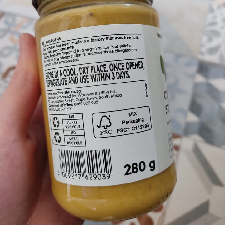 photo of Woolworths Food Creamy Cheese Style Sauce shared by @anxietea on  10 Oct 2021 - review
