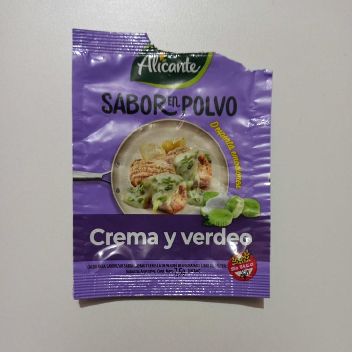 review photo of Alicante Crema Y Verdeo Saborizante En Polvo shared by @gisa on 06 Apr 2022 - review