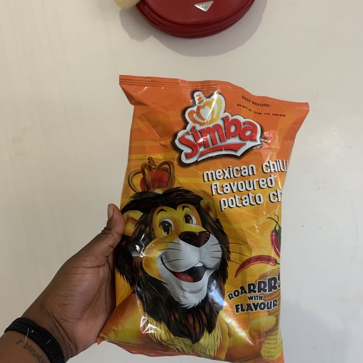 photo of Simba Mexican Chilli Flavoured Potatoe Chips shared by @brokestudentvegan on  30 Jul 2020 - review