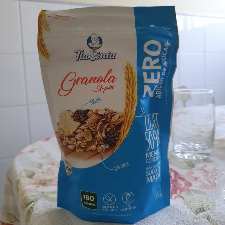 photo of Tia Sônia Granola Zero Açúcar shared by @nananicolau on  16 Oct 2022 - review