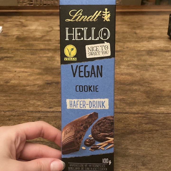 photo of Lindt Hello Vegan Cookie Hafer-Drink shared by @rafacanto01 on  13 Sep 2022 - review