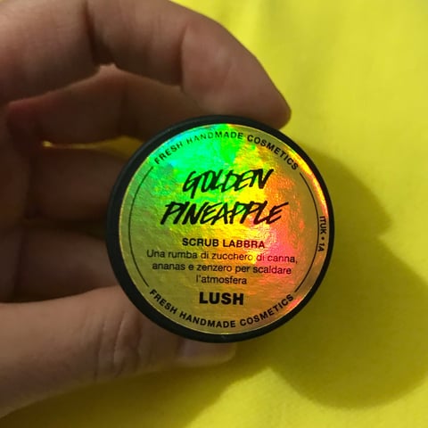 LUSH Fresh Handmade Cosmetics Golden pineapple lip scrub Reviews | abillion